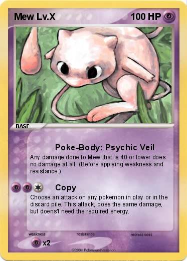 Pokemon Mew Lv.X