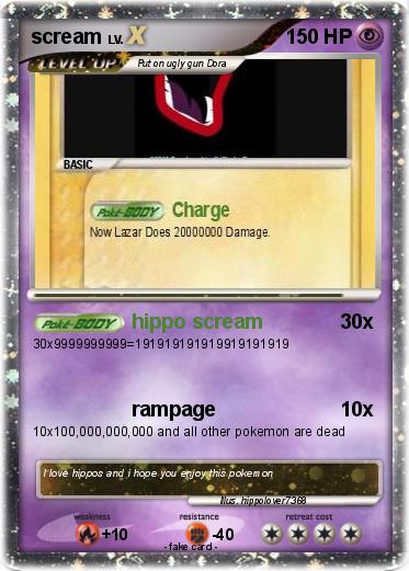 Pokemon scream