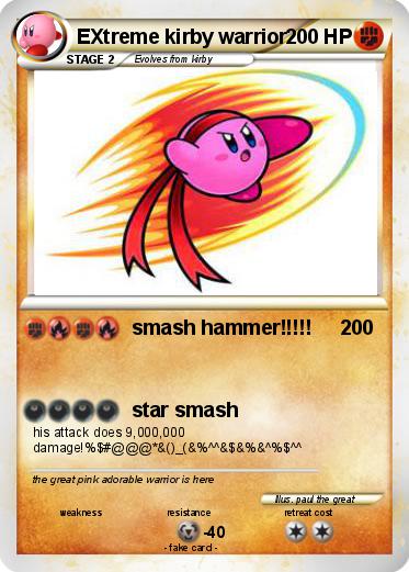 Pokemon EXtreme kirby warrior