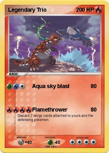 Pokemon Legendary Trio