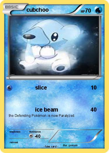 Pokemon cubchoo