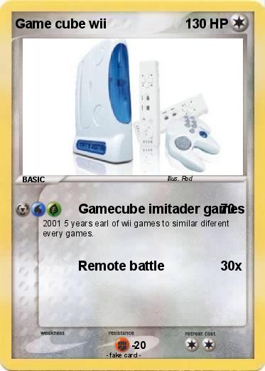 Pokemon Game cube wii