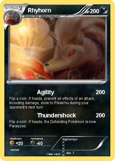 Pokemon Rhyhorn