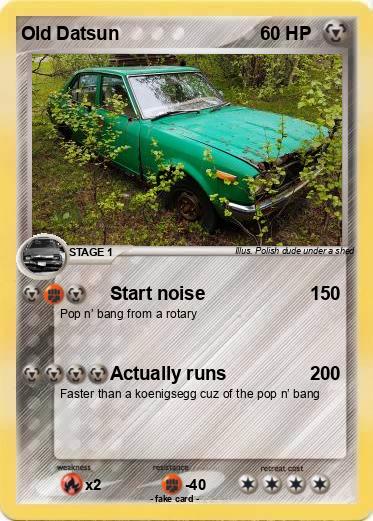 Pokemon Old Datsun