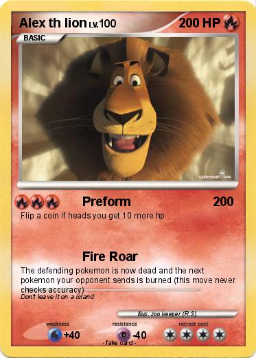 Pokemon Alex th lion