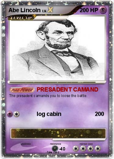 Pokemon Abe Lincoln