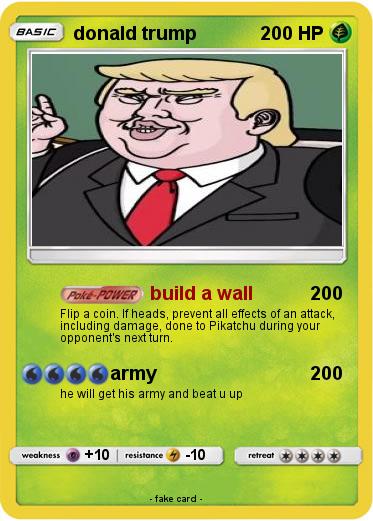 Pokemon donald trump