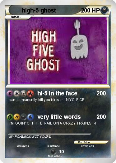 Pokemon high-5 ghost