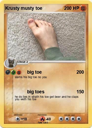 Pokemon Krusty musty toe
