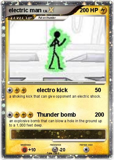 Pokemon electric man
