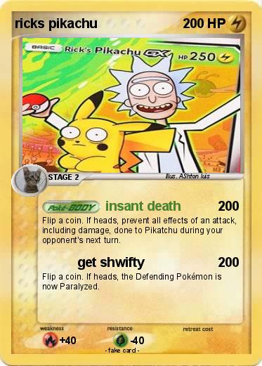 Pokemon ricks pikachu