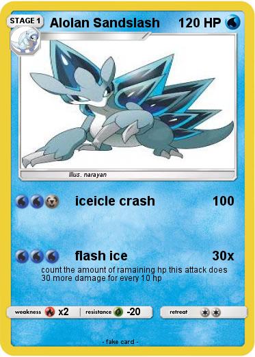 Pokemon Alolan Sandslash