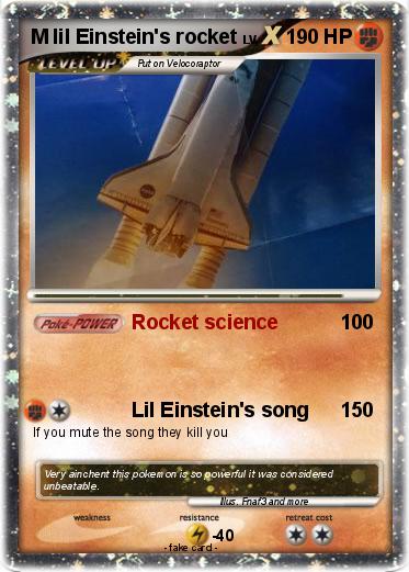 Pokemon M lil Einstein's rocket