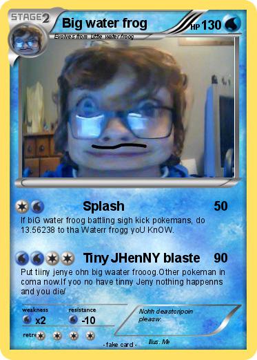 Pokemon Big water frog