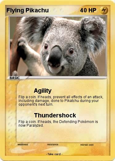 Pokemon Flying Pikachu