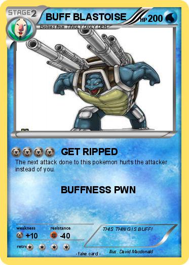 Pokemon BUFF BLASTOISE