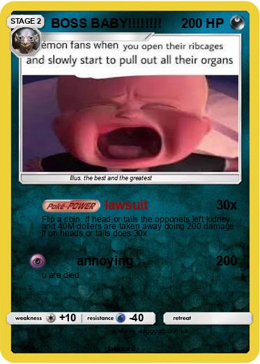 Pokemon BOSS BABY!!!!!!!!