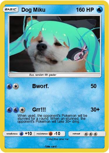 Pokemon Dog Miku