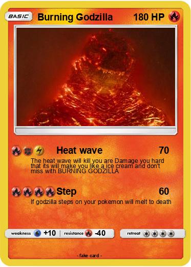 Pokemon Burning Godzilla