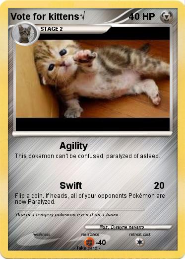 Pokemon Vote for kittens√