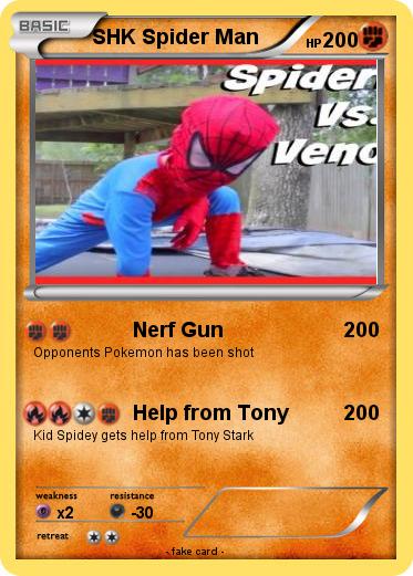Pokemon SHK Spider Man