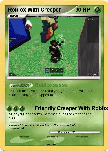 Pokemon Roblox With Creeper