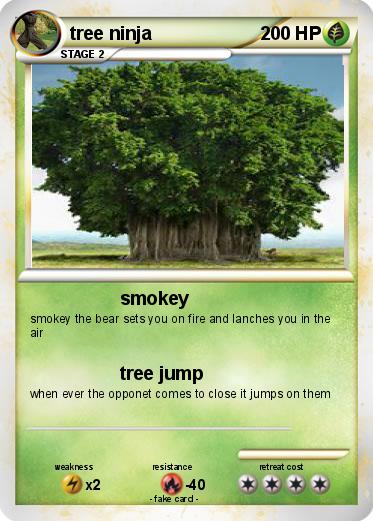 Pokemon tree ninja