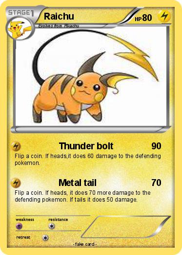 Pokemon Raichu