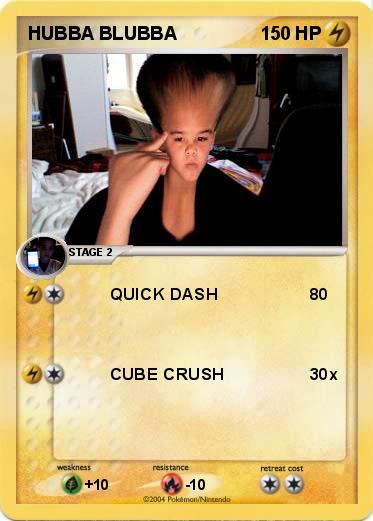 Pokemon HUBBA BLUBBA