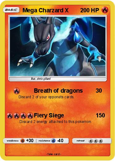 Pokemon Mega Charzard X