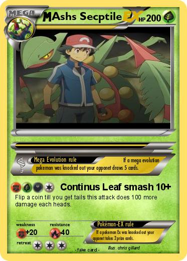 Pokemon Ashs Secptile
