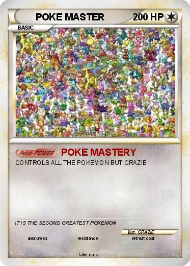 Pokemon POKE MASTER