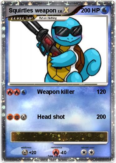 Pokemon Squirtles weapon