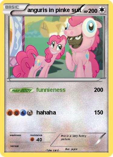 Pokemon anguris in pinke suit