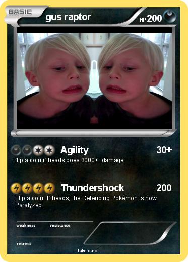 Pokemon gus raptor