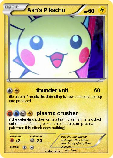 Pokemon Ash's Pikachu