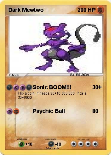 Pokemon Dark Mewtwo