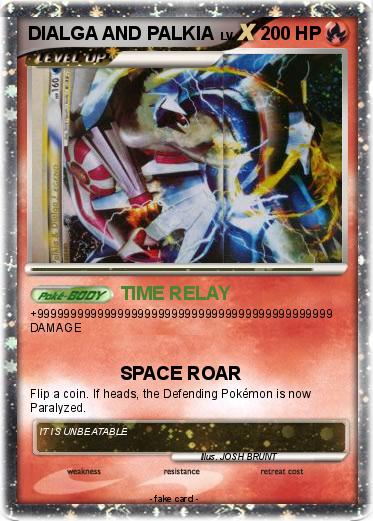 Pokemon DIALGA AND PALKIA
