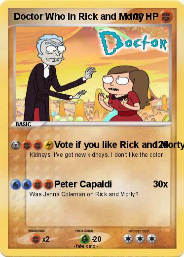 Pokemon Doctor Who in Rick and Morty