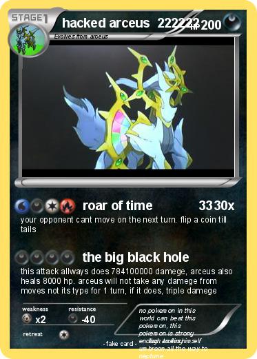 Pokemon hacked arceus  222222