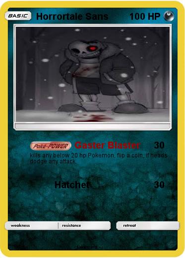Pokemon Horrortale Sans