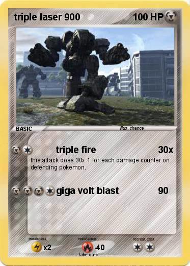 Pokemon triple laser 900