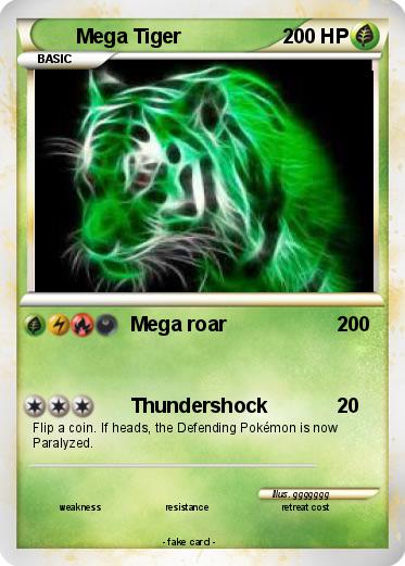 Pokemon Mega Tiger