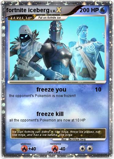 Pokemon fortnite iceberg