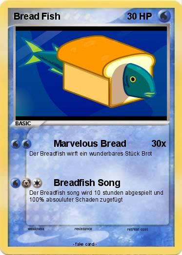 Pokemon Bread Fish