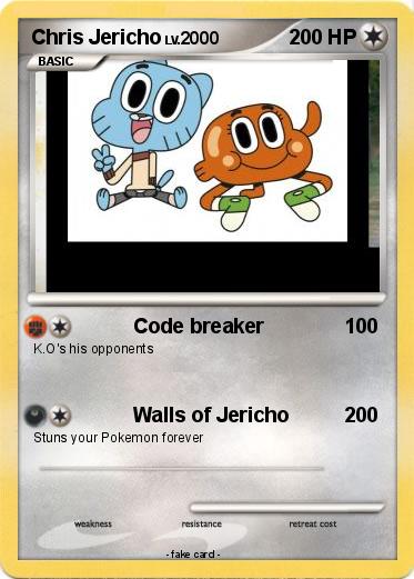 Pokemon Chris Jericho