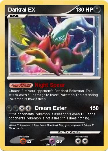 Pokemon Darkrai EX