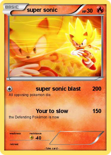 Pokemon super sonic