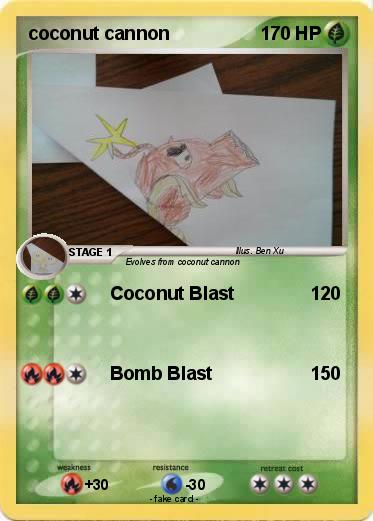 Pokemon coconut cannon