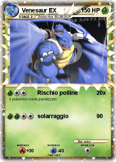 Pokemon Venesaur EX